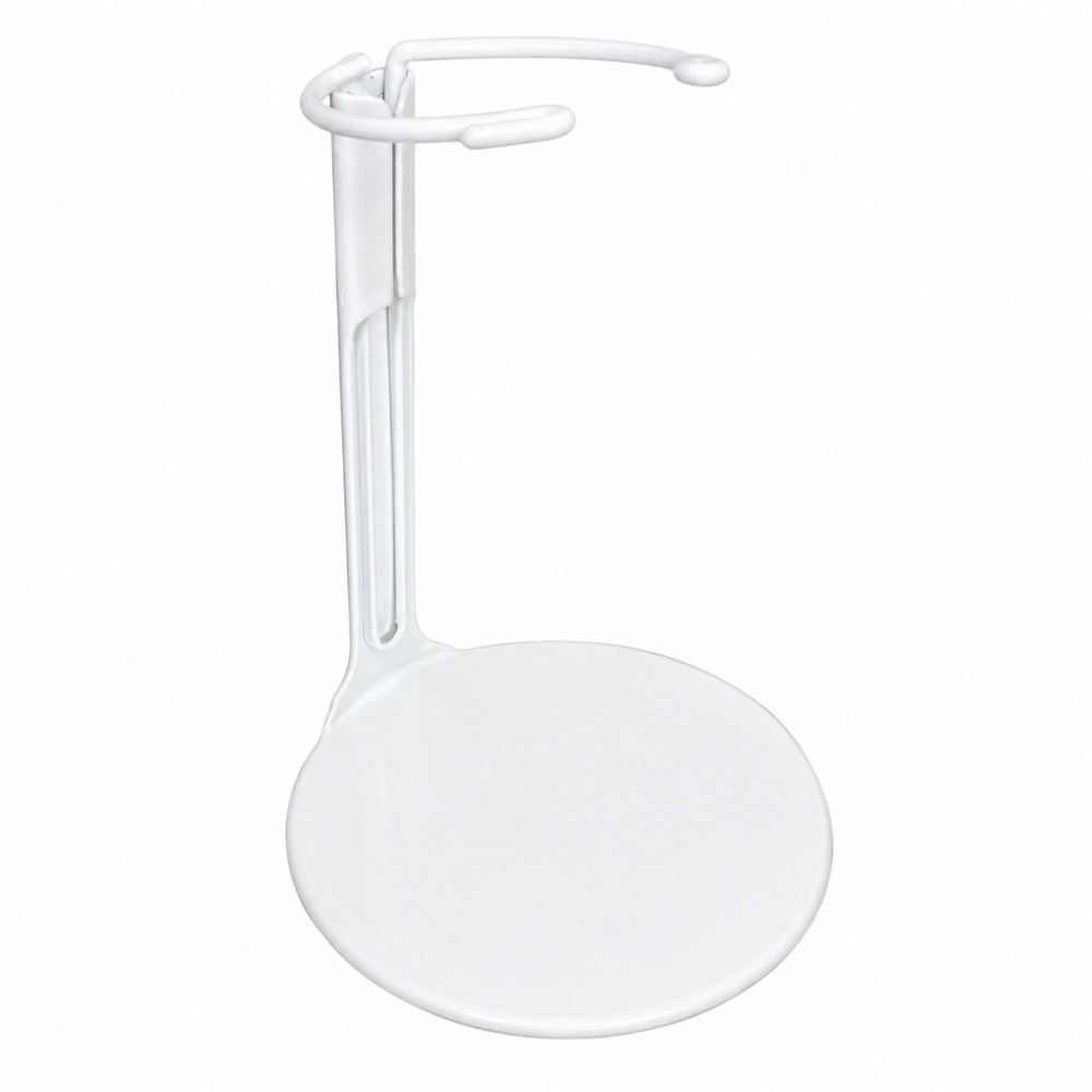 Kaiser 7" White Metal Doll Stand Adjustable Display Holder